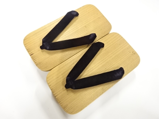 未使用品　男物桐下駄(24センチ)